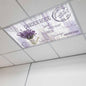 Fluorescent Light Covers for Ceiling Lights Lavender Flower Magnetic Light by Home+L6