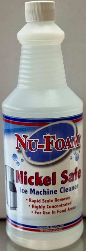 Nu-Foam Ice Machine Cleaner and Descaler, 32 fl oz, Nickel Safe, Compatible by Nu-Foam