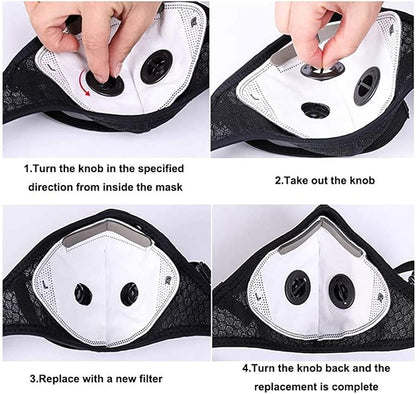 NBDIB 4 Pack Adjustable Reusable Face Protection - Image 2