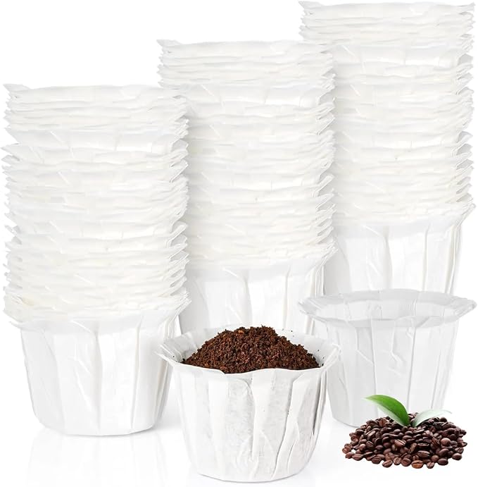 Disposable Paper Coffee Filters K Cup Paper Filters by HAILASRE