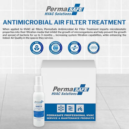 PermaSafe HVAC Solutions, Antimicrobial Air Filter Treatment, Odor Inhibitor - Image 2