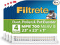 Filtrete 23x23x1 AC Furnace Air Filter, MERV 8, MPR 700, Tough on Pollen by Filtrete