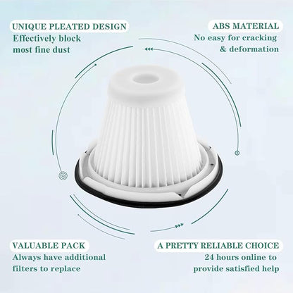 Replacement for BLACK & DECKER Hand Vacuum Filter compatible - Image 3