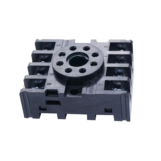TWTADE/JTX-2C, MK2P-I DPDT Power Relay with Plug-in Terminal Socket Base, DC 24V Coil, 8 Pin 2NO 2NC DC 24V