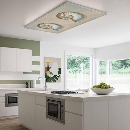 Fluorescent Light Covers for Ceiling Lights Shell Conch Magnetic Light Filters - Image 2