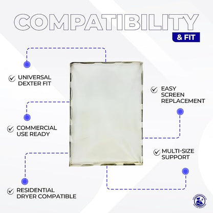 Dexter Lint Screen Replacement – Durable Frameless Dryer Lint Filters - Image 4