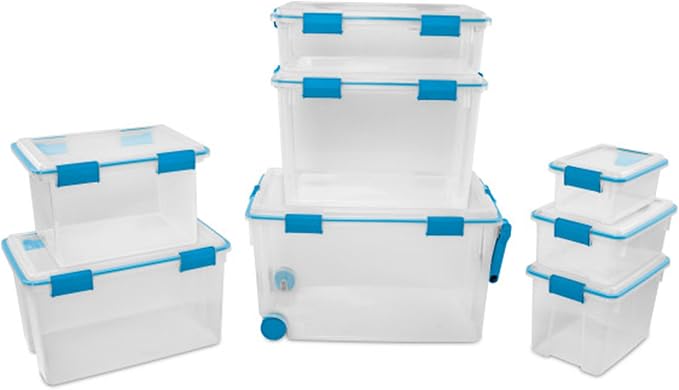 Sterilite 24-Pack Gasket Box, Weather-Resistant Storage Bins - Image 8