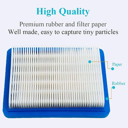HOODELL 10 Pack 491588S Air Filter + 394358 Fuel Filter Compatible - Image 5