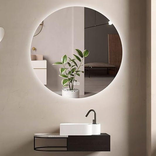 Led Mirror for Bathroom, Bathroom Mirrors for Vanity, Shatter-Proof, by POWRZ