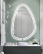 JSLJDM 500 X800 mm Illuminated Backlit LED Bathroom Mirror, Wall Mounted by JSLJDM