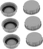 DOITOOL 18pcs Pp Pipe Caps for Drainage Caps for Waste Processing Easy by DOITOOL