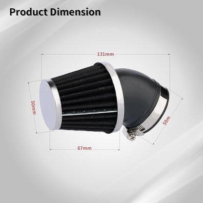 Evermotor Motorcycle Air Filter, 41mm 42mm 43mm Filter - Image 3