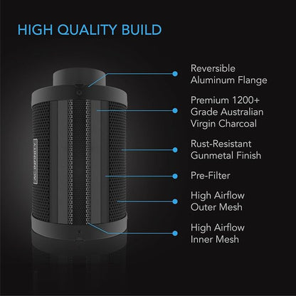AC Infinity Air Carbon Filter 4" - Image 3