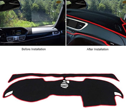 Car Dashboard Cover Anti Dash Mat Pad, Premium Polyester Sun Shade Protector - Image 7