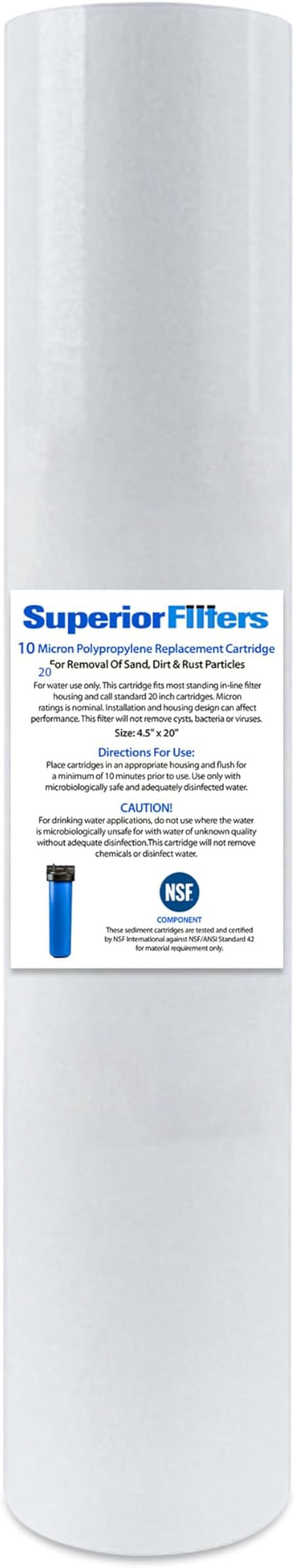 10 Micron Sediment Filter by SuperiorFilters