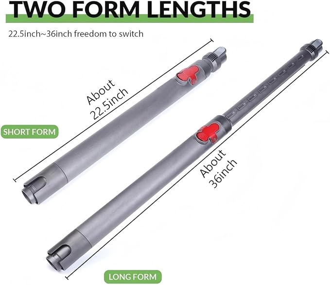 Vacuum Cleaner Extension Rod, Extension Pole Vacuum Cleaner Handle Extension - Image 3