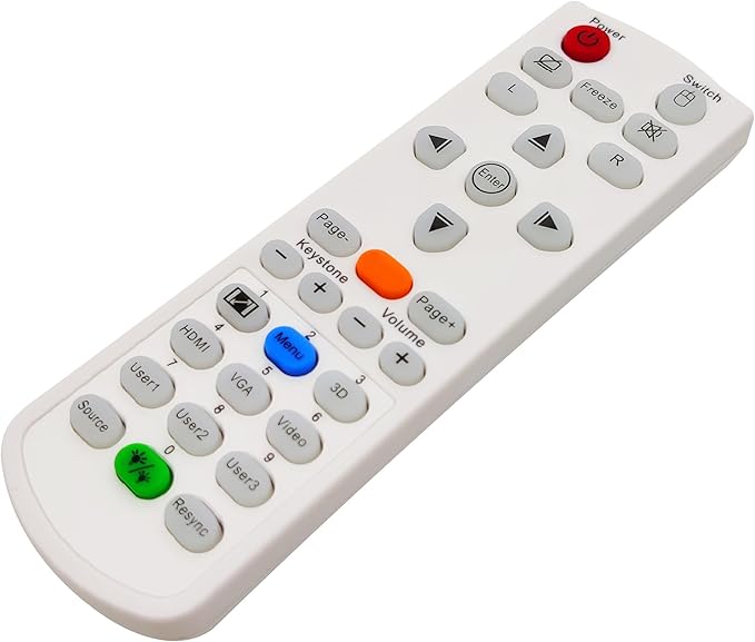 INTECHING SP.70103GC01 Projector Remote Control for Optoma BR431, DH1012, EH341, HD29HLV, HD39HDR, HE35, W316ST, W351, W402, X316ST, X351, X402