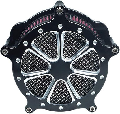 Air Filter Intake Cnc Cut Air Cleaner Venturi Motorcycle Chrome Kit by Unknown