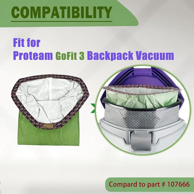 20 Pack 107666 Micro Filter Bags Compatible - Image 4