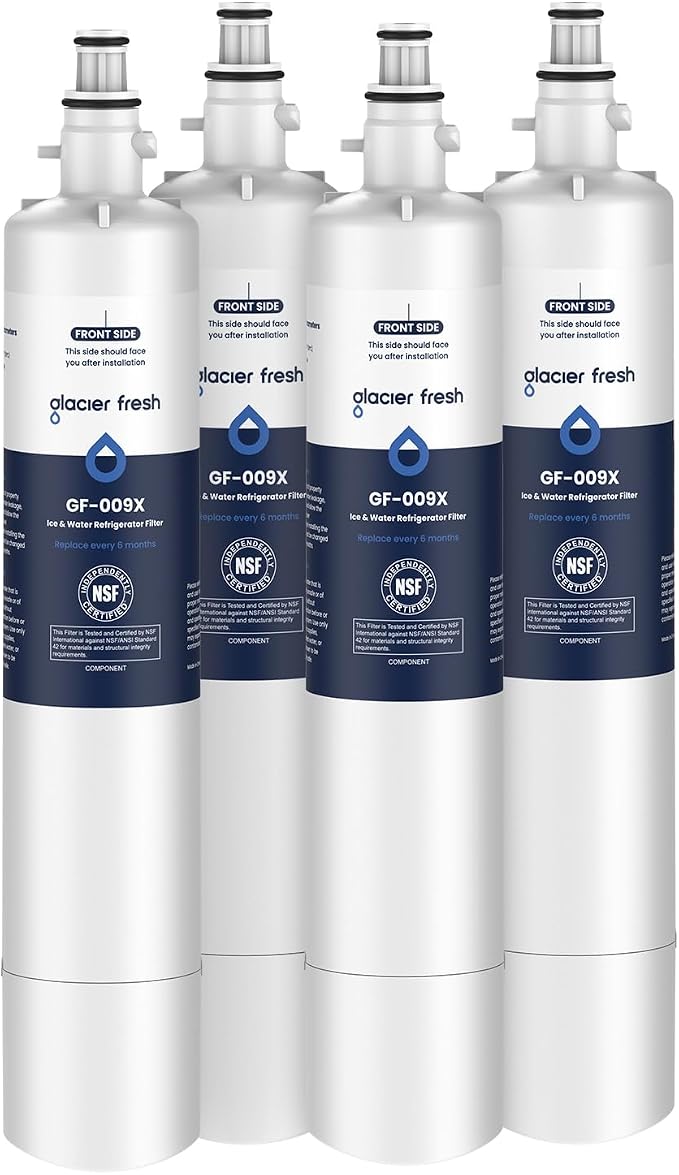 GLACIER FRESH Replacement for RPWFE, RPWF Refrigerator Water Filter, Compatible by GLACIERFRESH