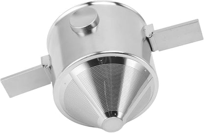 Portable Pour Over Coffee Maker Stainless Steel Reusable Coffee Filter Hand - Image 8