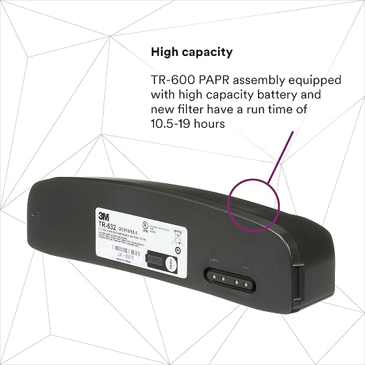 3M PAPR, Versaflo High Capacity Battery TR-632, - Image 2