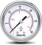 SENCTRL 0-30 Psi Low Pressure Gauge, 1/4 NPT Back Mount, Waterproof, Stainless by senctrl