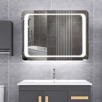 LED Bathroom Mirror with Lights Sensor Switch Illuminated Bathroom Mirror with - Image 2