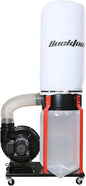 Bucktool 1.5HP Portable Dust Collector, 1100 CFM Workshop Dust Extraction by BUCKTOOL