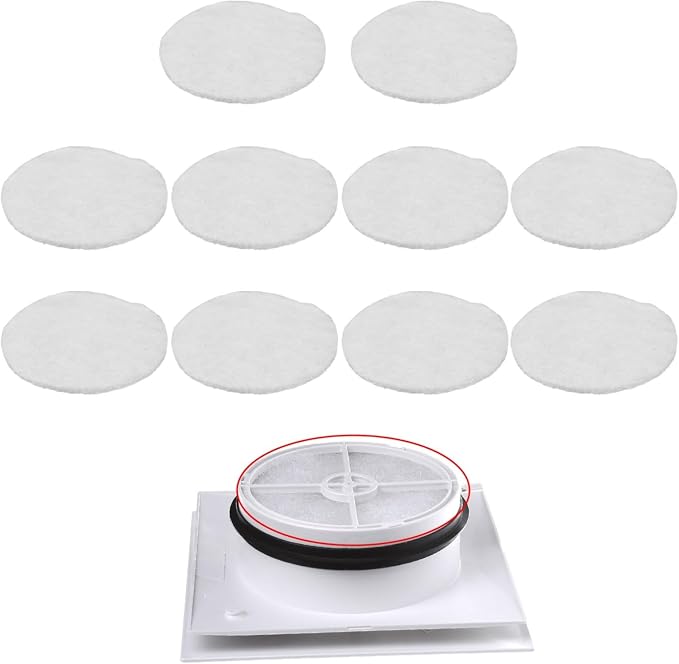 Air Filter G3 for Helios ELF-DLV 125, 10 Pack, 110 mm Diameter, Synthetic PET - Image 4