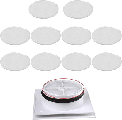 Air Filter G3 for Helios ELF-DLV 125, 10 Pack, 110 mm Diameter, Synthetic PET - Image 4