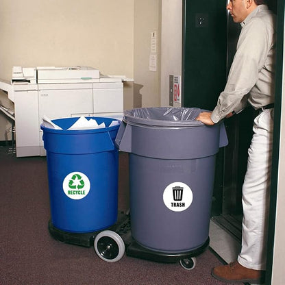 Waste Sorting Decal for Bins Reminding Stickers for Kitchen Garbage Can Labels - Image 3