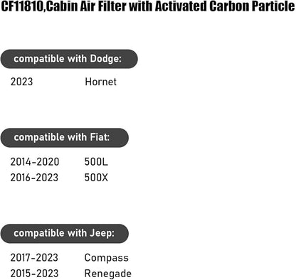 CF11810, Cabin Air Filter with activated carbon particle - Image 5