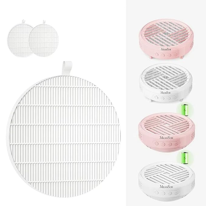 MelodySusie SProR Nail Dust Collector Replacement Filter, 2 Pack Reusable Dust - Image 4