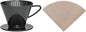 Fino Pour-Over Reusable Coffee Brewing Cone Plus 100 Disposable Unbleached by Fino