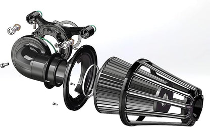 Big Sucker cone Air filter intake by ForHarleyAccessories