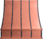 CT Copper Tailor Sloped Copper Vent Hood Wall Mount, 610 CFM Exhaust Fan by CTCopperTailor