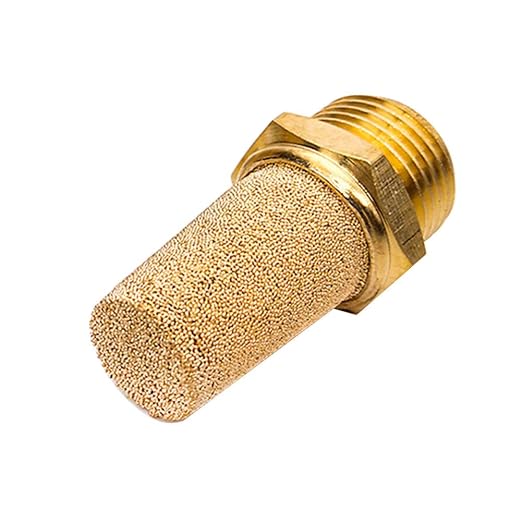 Beduan 3Pcs Pneumatic Brass Exhaust Muffler Filter, 3/4" Male Thread Hex - Image 4