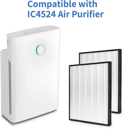 2 Packs H13 True HEPA Replacement Filter Compatible - Image 2