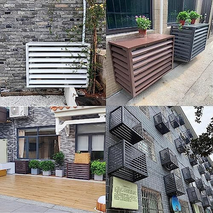 Aluminum Air Conditioner Cover, Privacy Fence Screen, Outdoor Condenser - Image 2