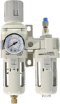 3/8" NPT Compressed Air Filter Regulator Lubricator Combo, Water/Oil Trap by Asabocai