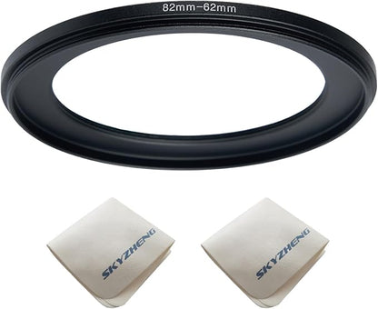 82mm Lens to 62mm Camera Lens Adapter 82mm to 62mm Step Down Ring Adapter Ring by SKYZHENG