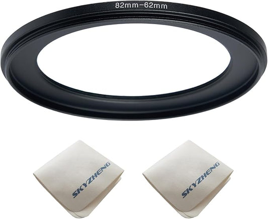 82mm Lens to 62mm Camera Lens Adapter 82mm to 62mm Step Down Ring Adapter Ring by SKYZHENG