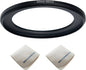 82mm Lens to 62mm Camera Lens Adapter 82mm to 62mm Step Down Ring Adapter Ring by SKYZHENG