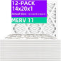 14x20x1 Air Filter MERV 11 MPR 1200 & FPR 7 Pleated Air Filter by Qingzhug