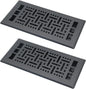 4X10 Inch Floor Vent for Room 2 Packs Floor Grates Heavy Duty Walkable Steel by JATOHOME