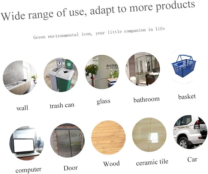 VILLCASE 6-Pack Self-Adhesive Garbage Classification Stickers - Image 8