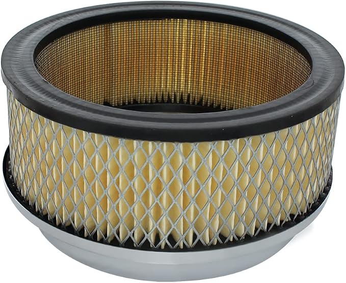 United Pacific S1103 6-3/8" Chrome Round Air Cleaner Assembly - Image 2
