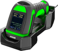 Symcode 2D Screen Barcode Scanner Wireless with Charging Stand,2 in 1 Wireless 433Mhz and Bluetooth 2600mAh 1D 2D Bar Code Scanner with Charging Stand for Store, POS, CPU, iPhone, Android