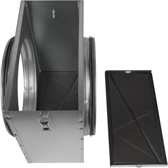Repa Market 10" Duct Air Filter Box – Galvanized Steel Inline Dryer Filter - Image 9